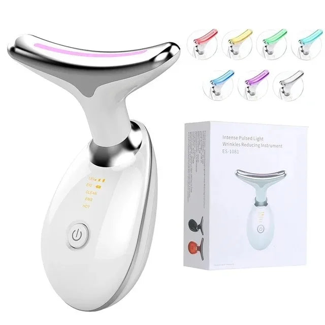 Anti Wrinkle Facial Massager : Neck Face Beauty Device Skin Tighten