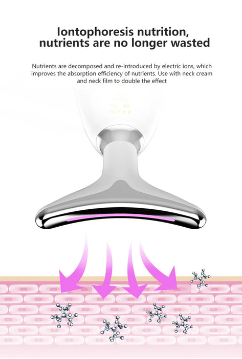 Anti Wrinkle Facial Massager : Neck Face Beauty Device Skin Tighten