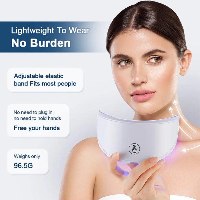 Neck LED Mask 7 Colors Photon Anti-Wrinkle